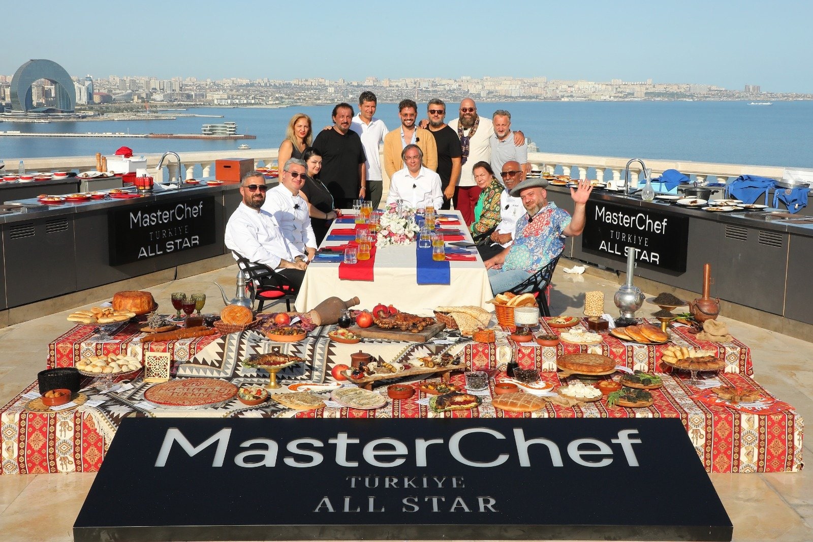 Production build-out for MasterChef television set