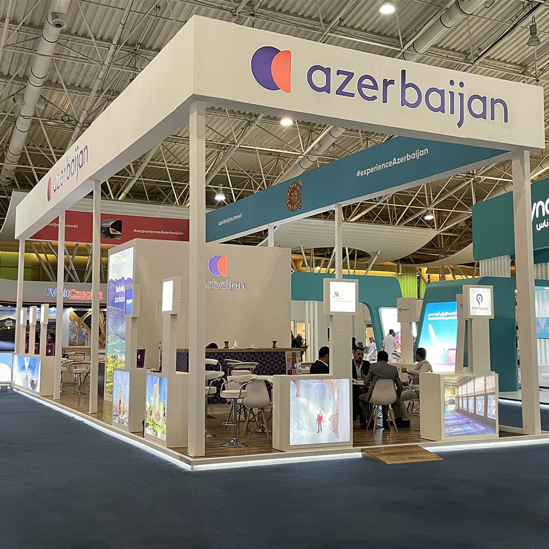 Azerbaijan Tourism Board exhibition stand at Riyadh Travel Fair 2023